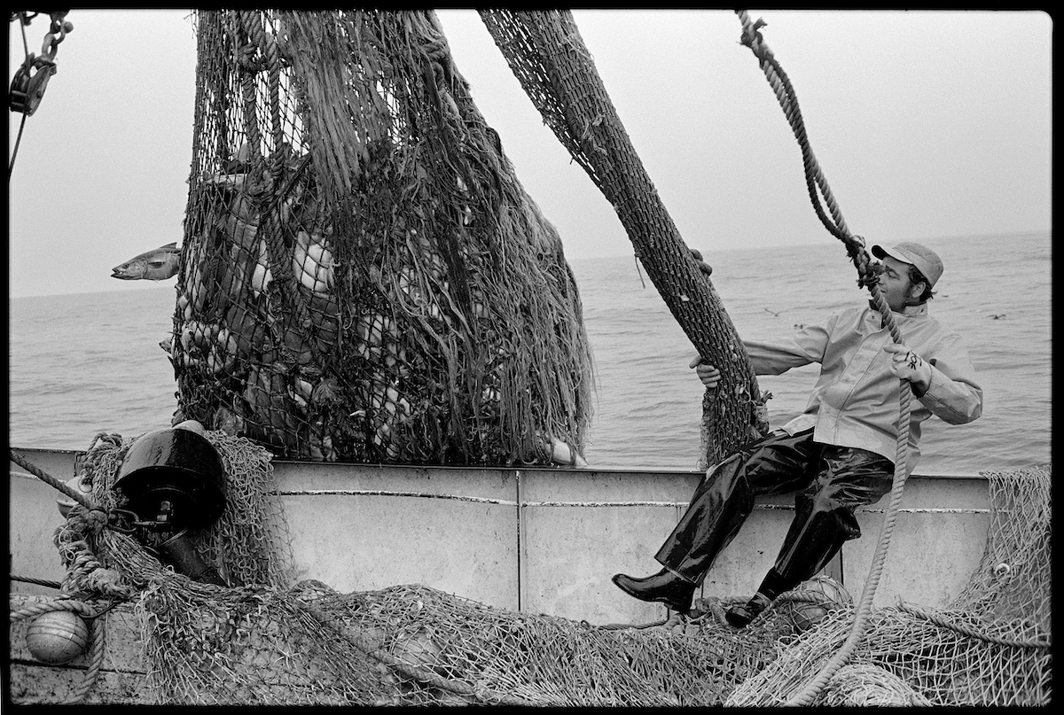 Hauling Back Nets, Joseph & Lucia II, GeorgesBank, 1980