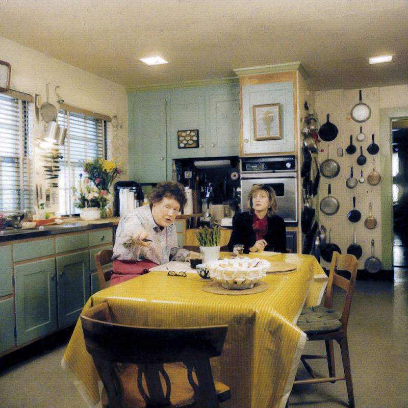 Pamela Heyne interviewing Julia Child