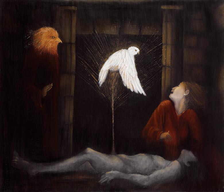 Ana Maria Pacheco, Hades II, 1998. From Strange Worlds: The Vision of Angela Carter