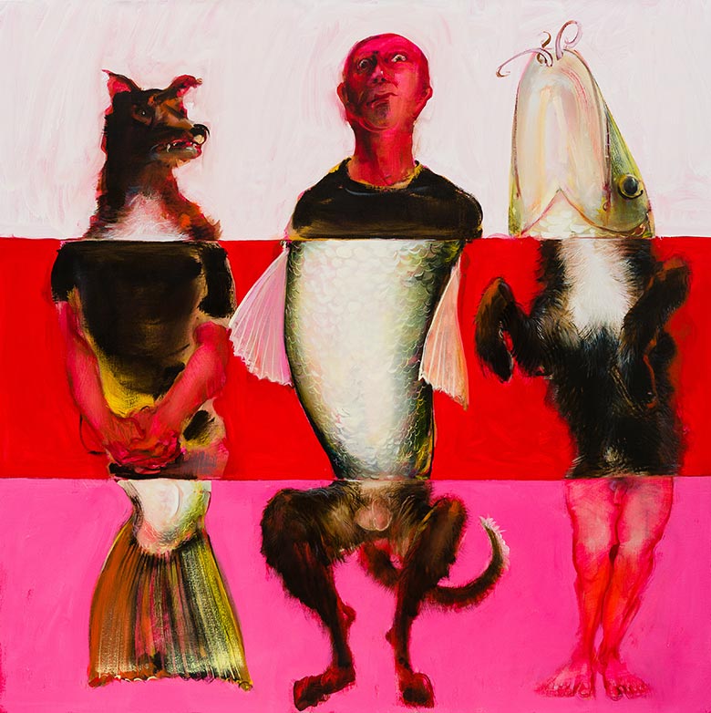 Nicola Bealing, The Misfits, 2014. From Strange Worlds: The Vision of Angela Carter