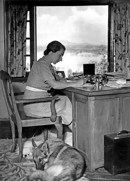 12 Famous Authors At Work With Their Dogs Literary Hub