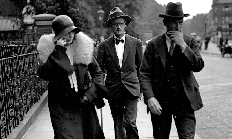 James Joyce and Nora Barnacle on their wedding day