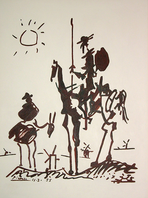 don quixote pablo picasso