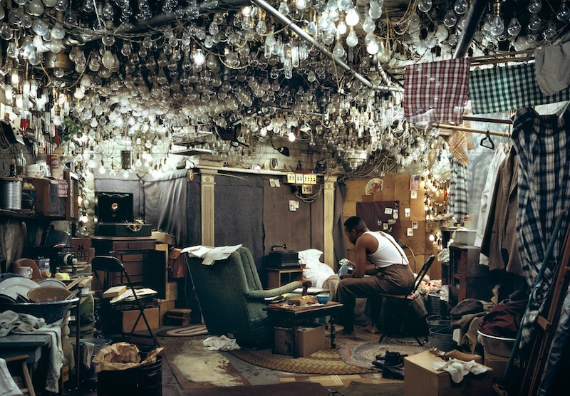 "After <em>Invisible Man</em> by Ralph Ellison, the Prologue," by Jeff Wall, 1946