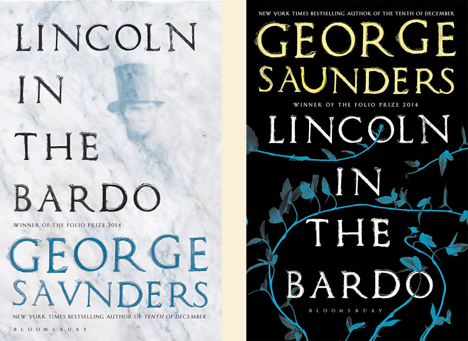 George Saunders, <em>Lincoln in the Bardo</em>; design by Greg Heinemann for Bloomsbury UK, 2017