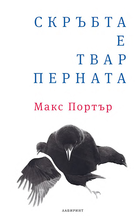 Max Porter, <em>Grief Is The Thing With Feathers</em>; unused design by Ivan Maslarov for Labyrinth, Bulgaria, 2016