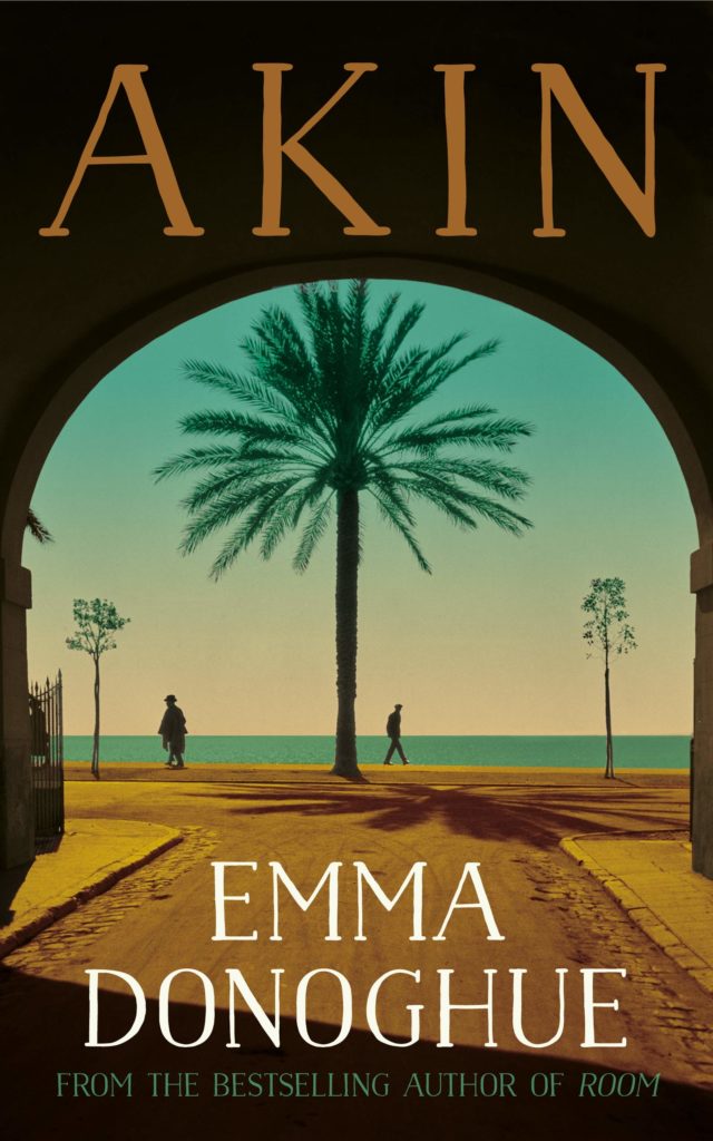 Emma Donoghue, <em>Akin</em>; design by Margaret Lonergan; illustration after the photograph <em>La Promenade des Anglais</em> by Martin Hürlimann, 1937 (Little, Brown, September 10)