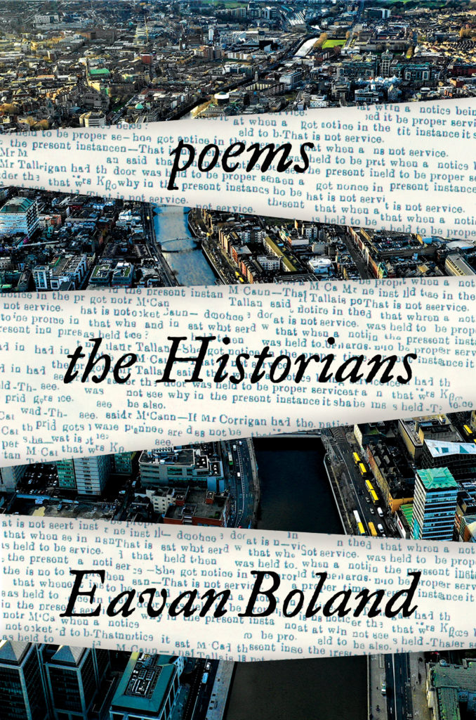 Eavan Boland, <em><a href="https://bookshop.org/a/132/9781324006879" rel="noopener" target="_blank">The Historians</a></em>, cover design by Sarah Bibel, art direction by Sarahmay Wilkinson (W.W. Norton, October 13)