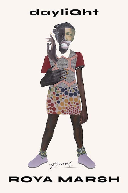<strong>Roya Marsh, <a href="https://bookshop.org/a/132/9780374538897" target="_blank" rel="noopener"><em>Daylight</em></a>; cover design by Na Kim, art by Deborah Roberts (MCD x FSG, March)</strong>