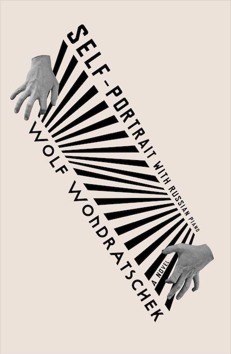 <strong>Wolf Wondratschek, <a href="https://bookshop.org/a/132/9780374260491" target="_blank" rel="noopener"><em>Self Portrait with Russian Piano</em></a>; cover design by Na Kim (FSG, September)</strong>