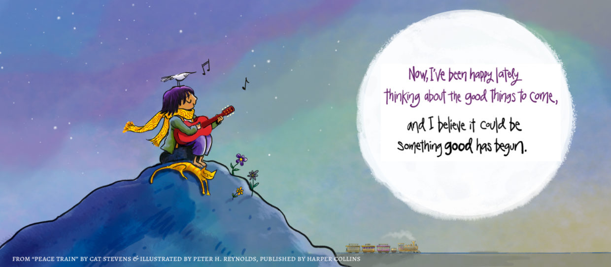 Yusuf Cat Stevens Is Turning His Song Peace Train Into A Children S Book Literary Hub