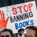 book ban protest by John Ramspott from Oxford, GA, USA, CC BY 2.0 <https://creativecommons.org/licenses/by/2.0>, via Wikimedia Commons https://upload.wikimedia.org/wikipedia/commons/e/e4/Book_Banning_Protest%2C_Atlanta%2C_GA_2-12-2022_P2120070_%2851878089751%29.jpg