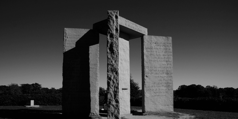The Georgia Guidestones America S Stonehenge History S Unsolved Mystery Crimereads Watch the video to learn about man's search for meaning in hindi. the georgia guidestones america s
